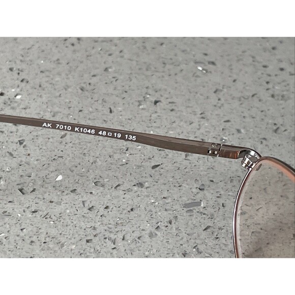 Anne Klein Eyeglasses Frames ONLY AK7010 K1046 Oval Full Rim 48-19-135 Gold main image 14